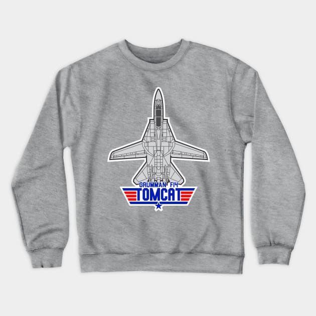 F-14 Tomcat Crewneck Sweatshirt by MBK